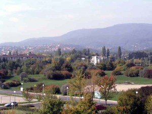 Pogled na Medvednicu
